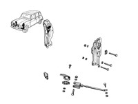 Rolling Chassis - Front axle, cradle left